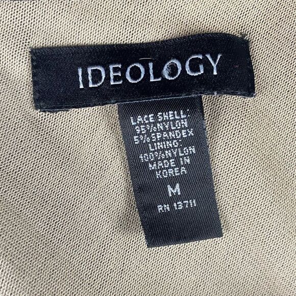 Ideology Black And Cream Mesh Net Dress Size M - Picture 5 of 7